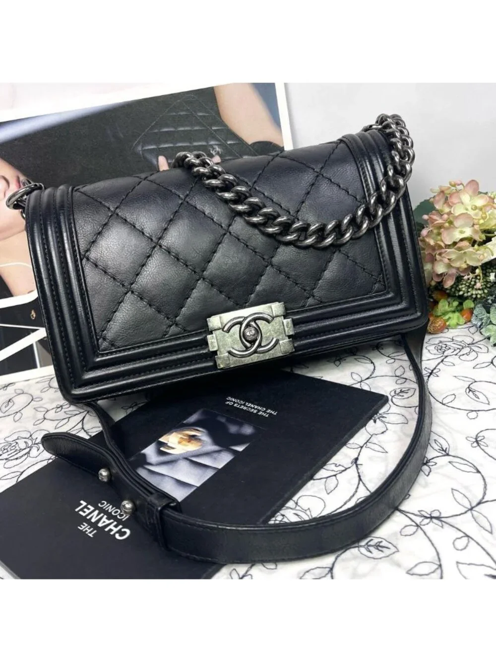 Chanel Quilted Boy Chain